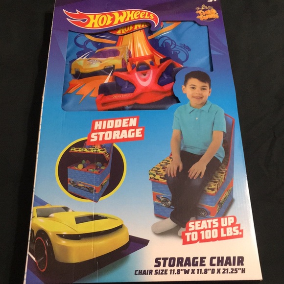 hot wheels storage chair